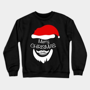 Crazy Merry merry christmas Smile Crewneck Sweatshirt